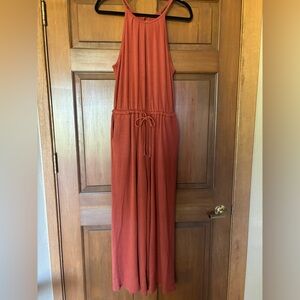 All in Favor Jumpsuit Muted Orange M